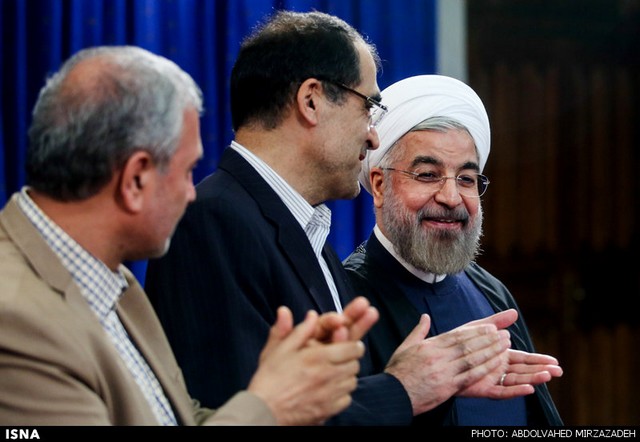 همایش بیمه سلامت همگانی با حضور روحانی (عکس)