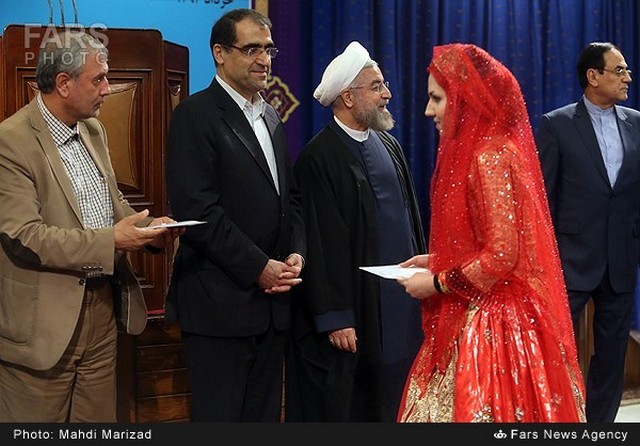همایش بیمه سلامت همگانی با حضور روحانی (عکس)