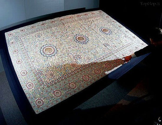 گران قيمت ترين فرش دنيا (عکس)