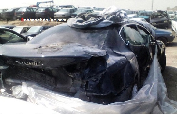 مازراتی له شده در تهران! (عکس)