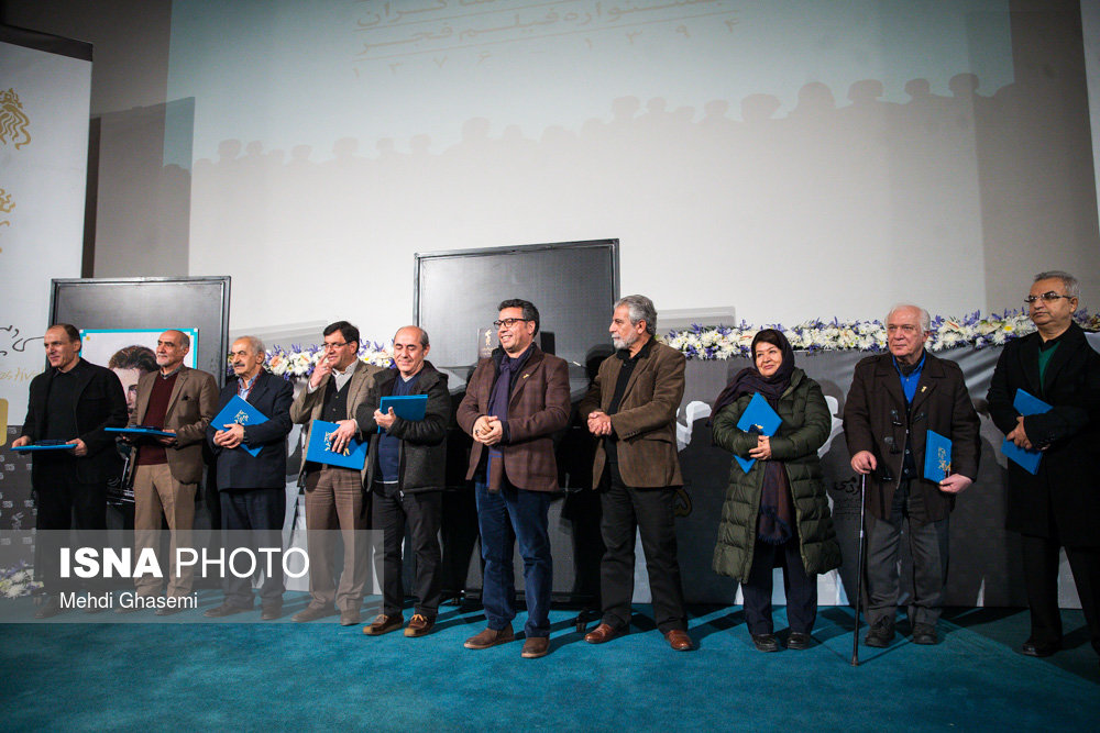 آیین رونمایی از پوستر جشنواره فیلم فجر (+عکس)