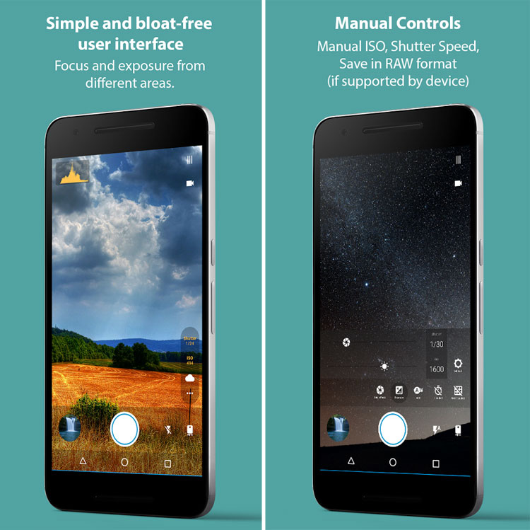 عکاسی حرفه ای در اندروید با Footej Camera