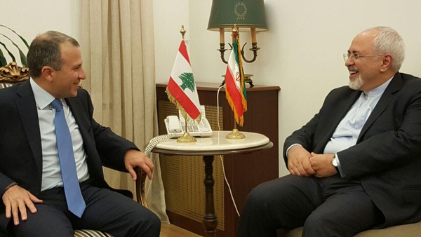 دیدار ظریف با وزیر خارجه لبنان