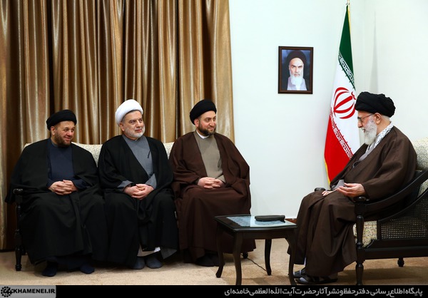 مقام معظم رهبری: هیچگاه نباید به آمریکایی‌ها اعتماد کرد و فریب لبخند آنها را خورد/ حشدالشعبی یک ثروت عظیم و ذخیره بزرگ برای امروز و فردای عراق است