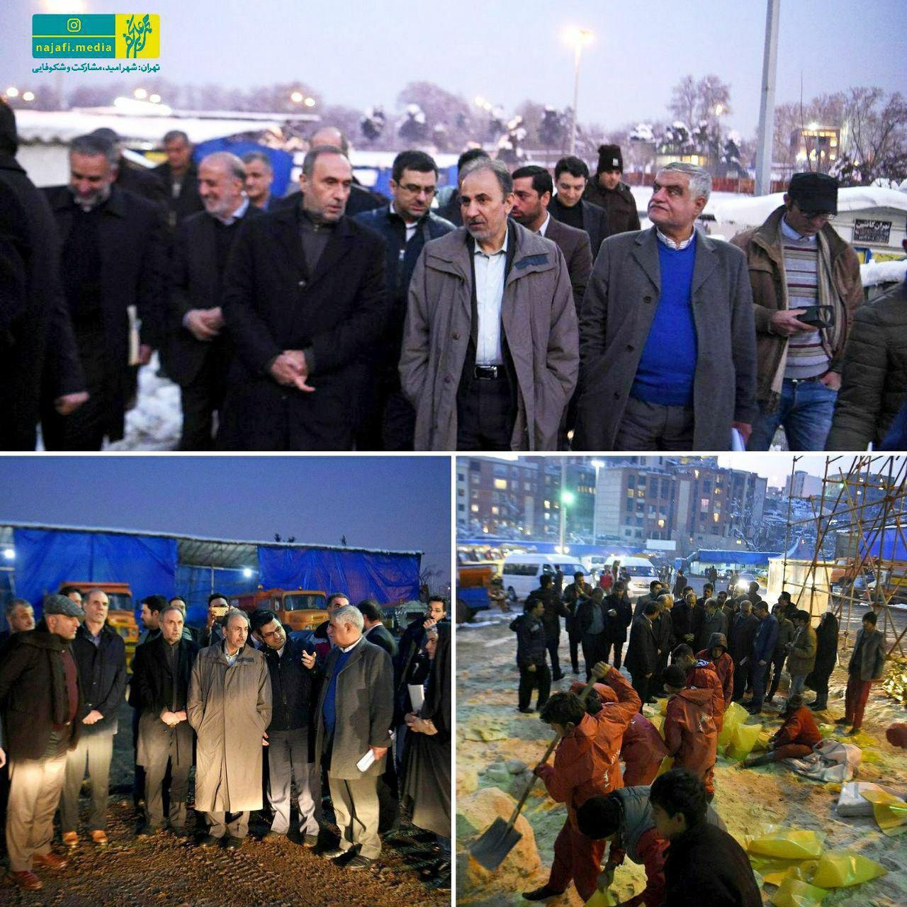 بازدید سرزده شهردار تهران از سایتهای برف روبی (+عکس) بازدید سرزده شهردار تهران از سایتهای برف روبی (+عکس)