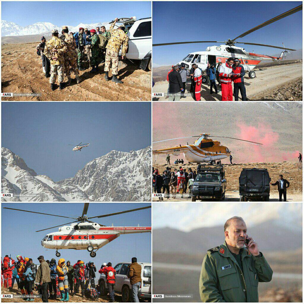 عملیات جست‌وجوی هواپیمای ATR72 آسمان (عکس)