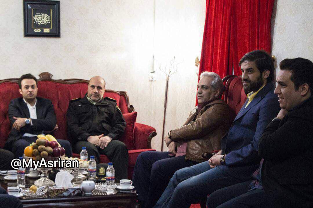 حضور سرزده رئیس پلیس تهران در برنامه «دورهمی» (+عکس)