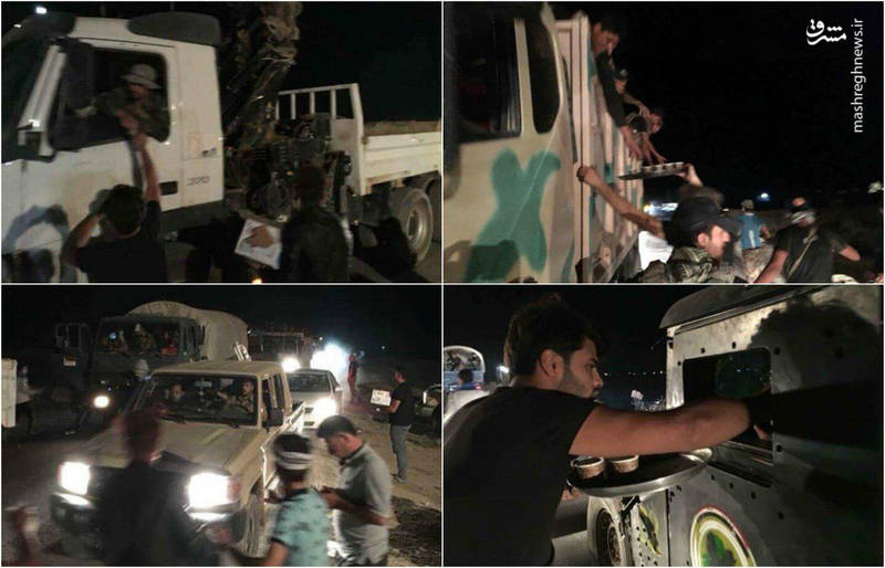 استقبال مردم کرکوک از نیروهای عراقی (عکس)