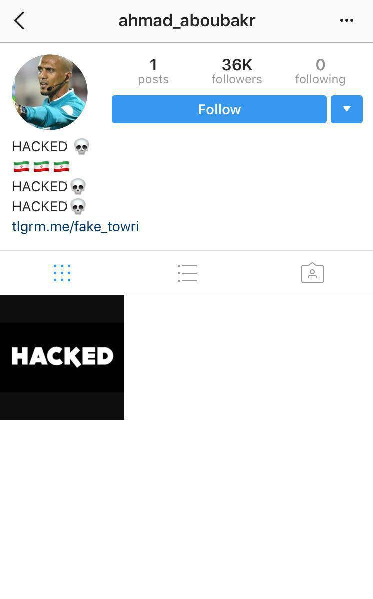 حمله هکرهای ایرانی به صفحه داور عمانی (+عکس) حمله هکرهای ایرانی به صفحه داور عمانی (+عکس)