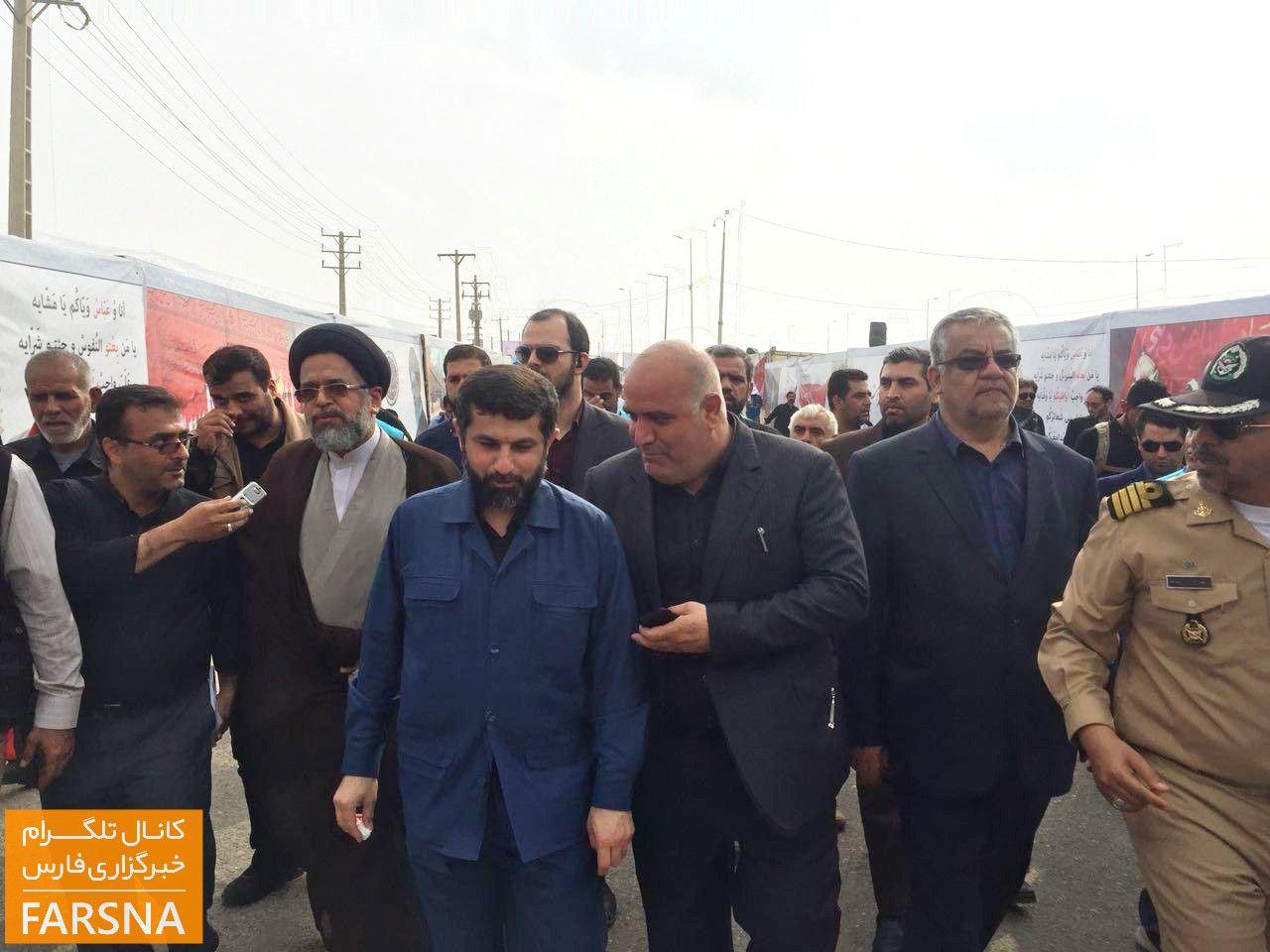 بازدید وزیر اطلاعات از مرز شلمچه (+عکس) بازدید وزیر اطلاعات از مرز شلمچه (+عکس)