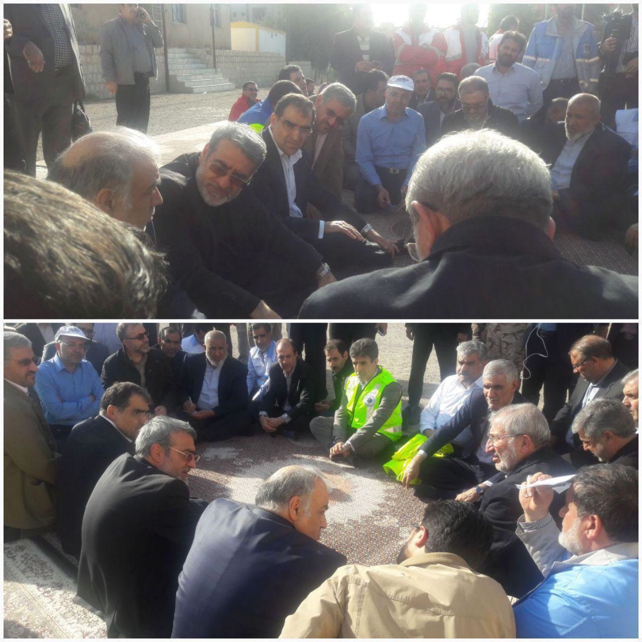 حضور وزیر کشور در مناطق زلزلهزده سرپل ذهاب (عکس) حضور وزیر کشور در مناطق زلزلهزده سرپل ذهاب (عکس)