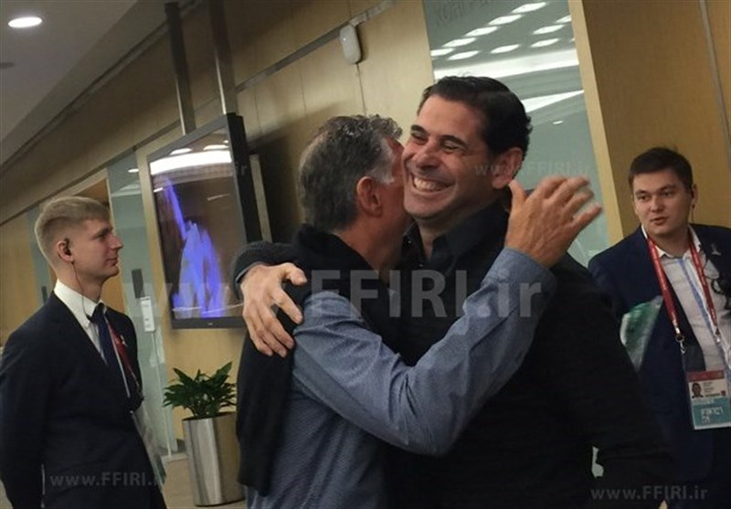 دیدار کارلوس کی روش با ستاره رئال مادرید (+عکس)