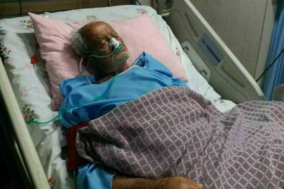 دهقان فداکار در بیمارستان بستری شد (عکس)