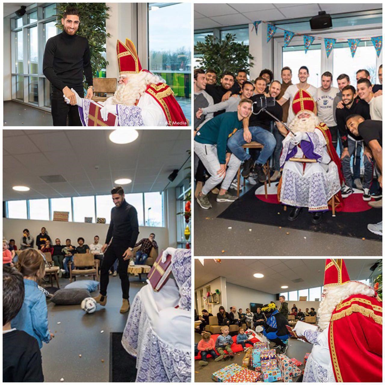 علیرضا جهانبخش و یاران در جشن پیش از کریسمس (عکس)