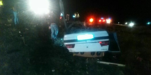 3 کشته در برخورد پراید با پژو در جاده تبریز- اهر (+عکس) 3 کشته در برخورد پراید با پژو در جاده تبریز- اهر (+عکس)