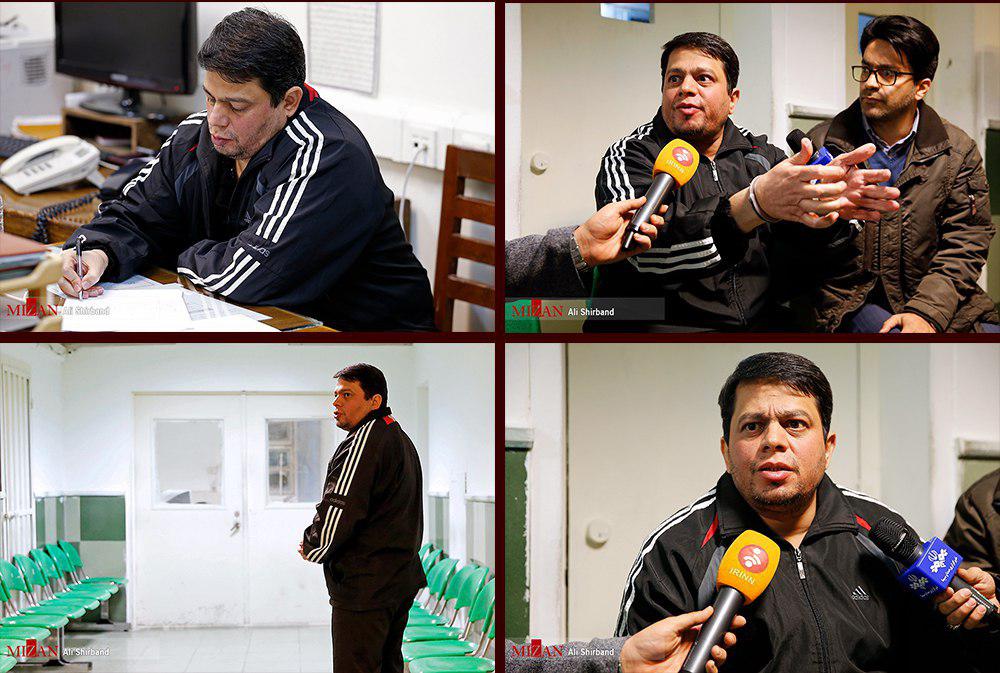 حمید باقری درمنی قبل از اجرای حکم اعدام (عکس)