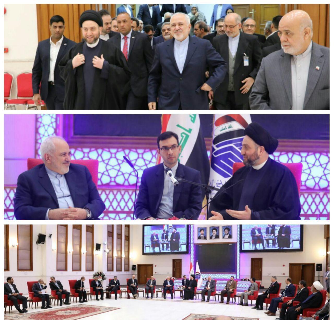 دیدار ظریف با عمار حکیم (عکس)