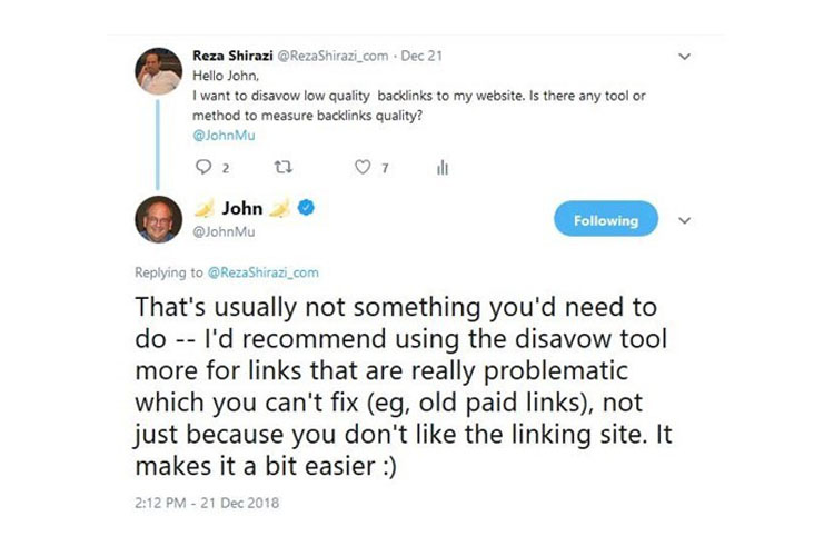 رفتاری که گوگل با لینک‌ها دارد