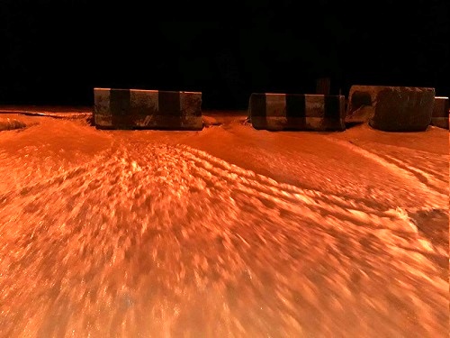 سیل شدید در مسکن مهر پلدختر (+عکس)