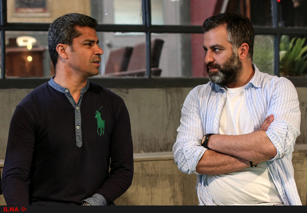 هادی ساعی در پشت صحنه فیلم  هادی ساعی در پشت صحنه فیلم