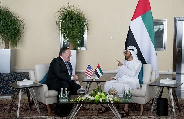 دیدار ولیعهد ابوظبی و پامپئو در امارات دیدار ولیعهد ابوظبی و پامپئو در امارات