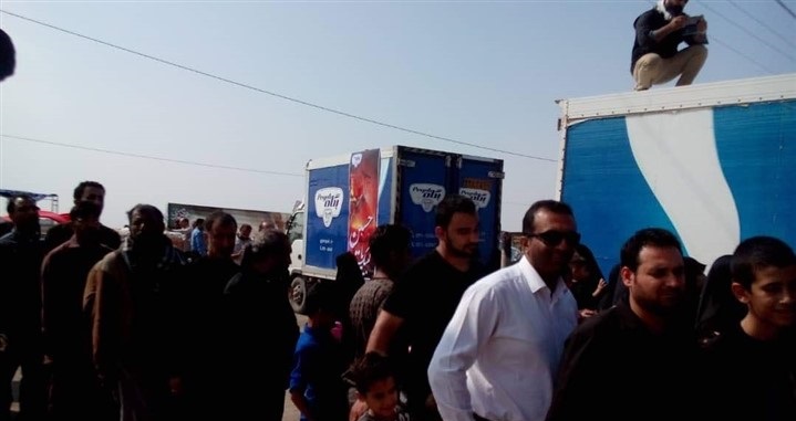 بازدید رئیس دفتر رئیس جمهور از موکب پگاه در&nbsp;شلمچه &nbsp;