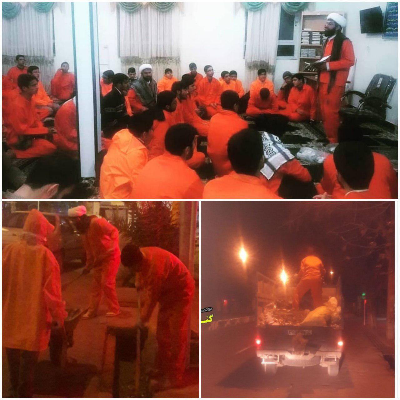 انجام وظایف رفتگران توسط روحانیون در آستانه یلدا (عکس) انجام وظایف رفتگران توسط روحانیون در آستانه یلدا (عکس)