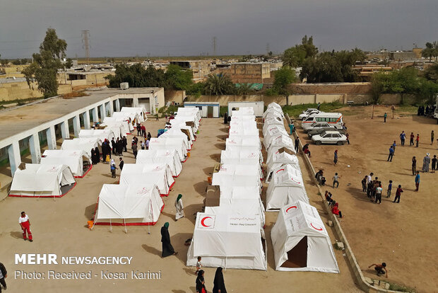 اعلام محل‌های اسکان اضطراری شهروندان اهوازی