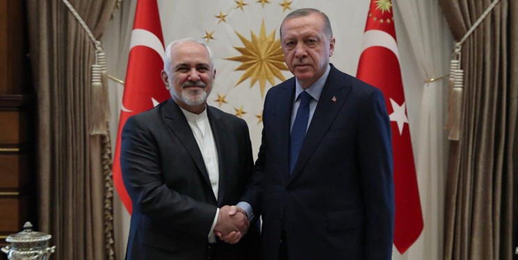 دیدار ظریف با اردوغان (+عکس)