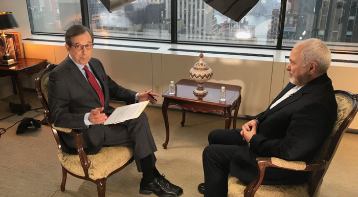 مصاحبه ظریف با کانال تلویزیونی محبوب ترامپ