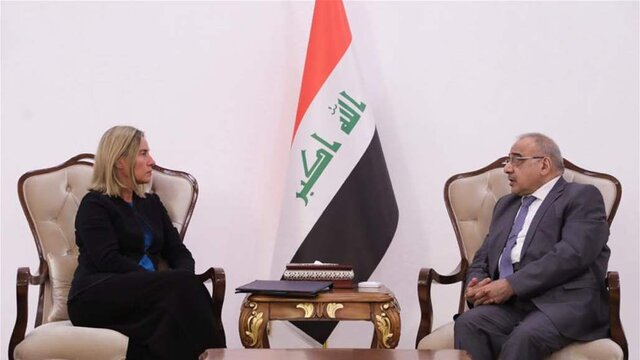 دیدارهای موگرینی با مقامات عراقی/ بغداد: منطقه آماده جنگ جدیدی نیست و راهحل در مذاکره است دیدارهای موگرینی با مقامات عراقی/ بغداد: منطقه آماده جنگ جدیدی نیست و راهحل در مذاکره است
