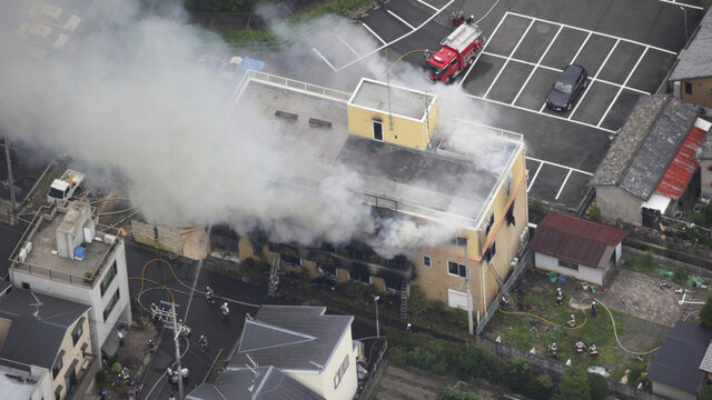 23 کشته در حمله به استودیو انیمیشن در ژاپن (+عکس) 23 کشته در حمله به استودیو انیمیشن در ژاپن (+عکس)