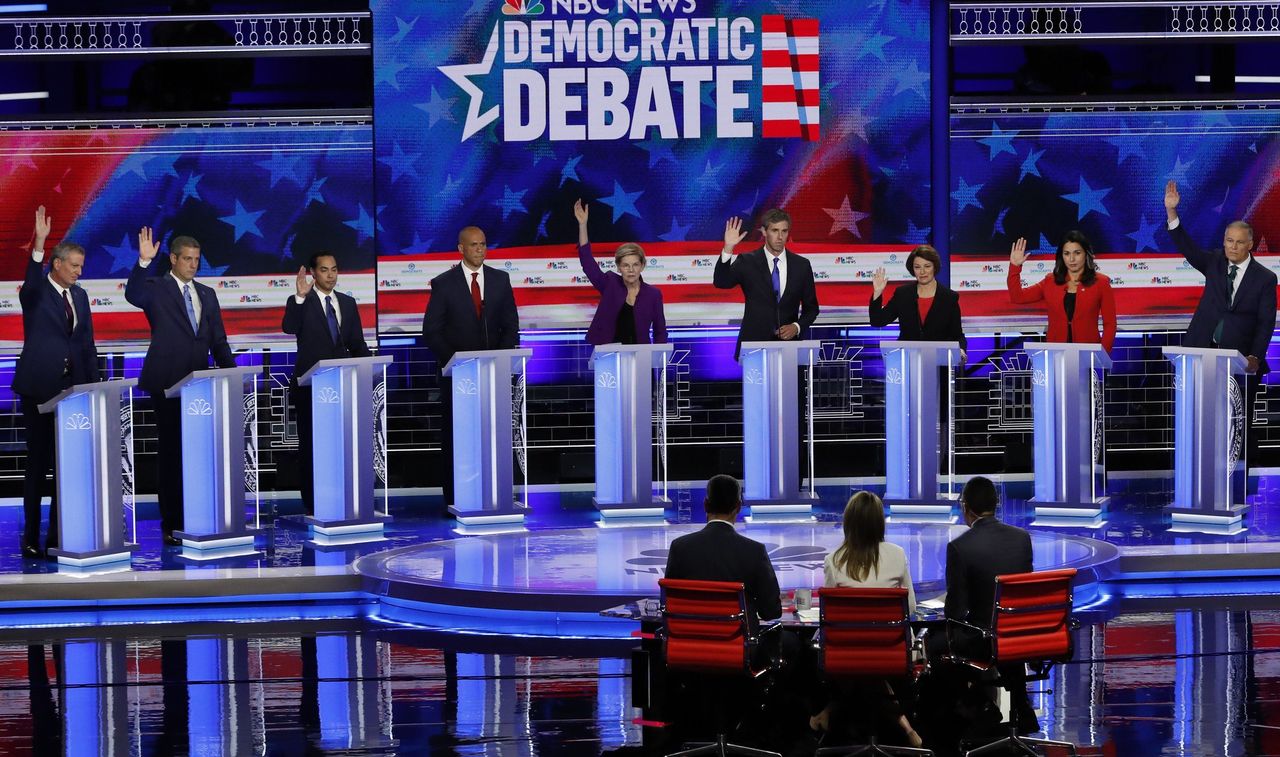 رای‌گیری درباره برجام در نخستین مناظره انتخاباتی نامزدهای حزب دموکرات آمریکا(+عکس)