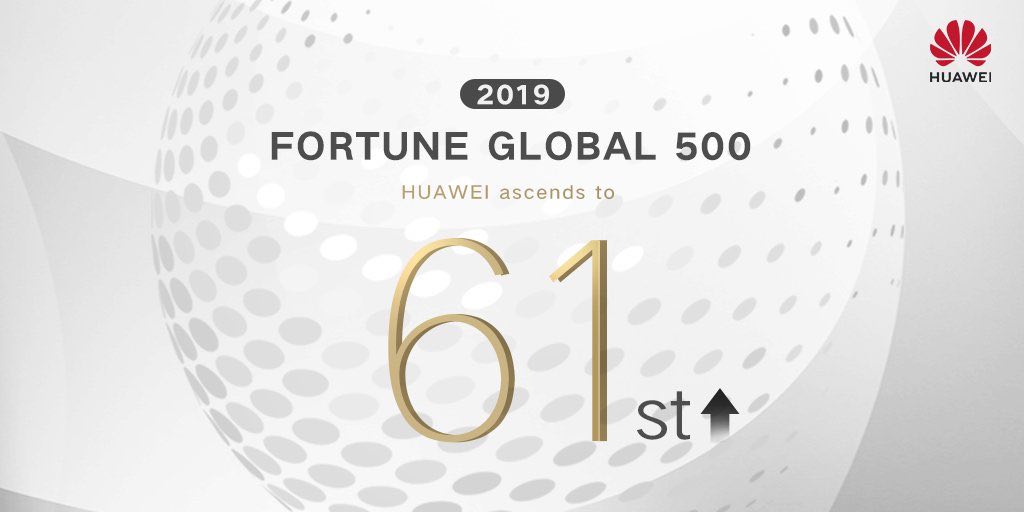 جهش 11 پلهایی هواوی در لیست Fortune 500 امسال جهش 11 پلهایی هواوی در لیست Fortune 500 امسال