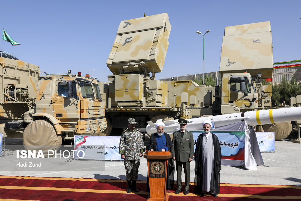 روحانی: سامانه باور ۳۷۳ از اس - ۳۰۰ قویتر و به اس - ۴۰۰ بسیار نزدیک است/ شرایط ما از سال گذشته بهتر شده روحانی: سامانه باور ۳۷۳ از اس - ۳۰۰ قویتر و به اس - ۴۰۰ بسیار نزدیک است/ شرایط ما از سال گذشته بهتر شده