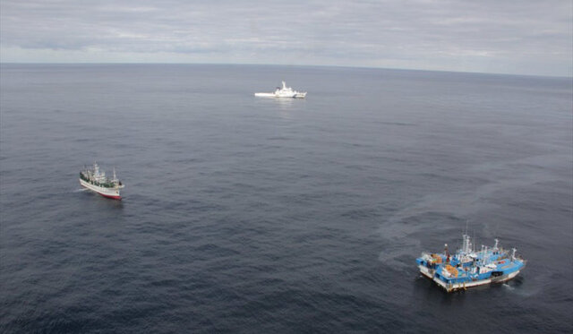 برخورد ۲ کشتی در آب‌های ژاپن