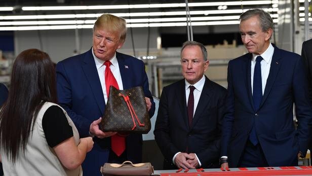 ترامپ: رئیس‌جمهور آمریکا بهتر از فرانسه است (+فیلم)