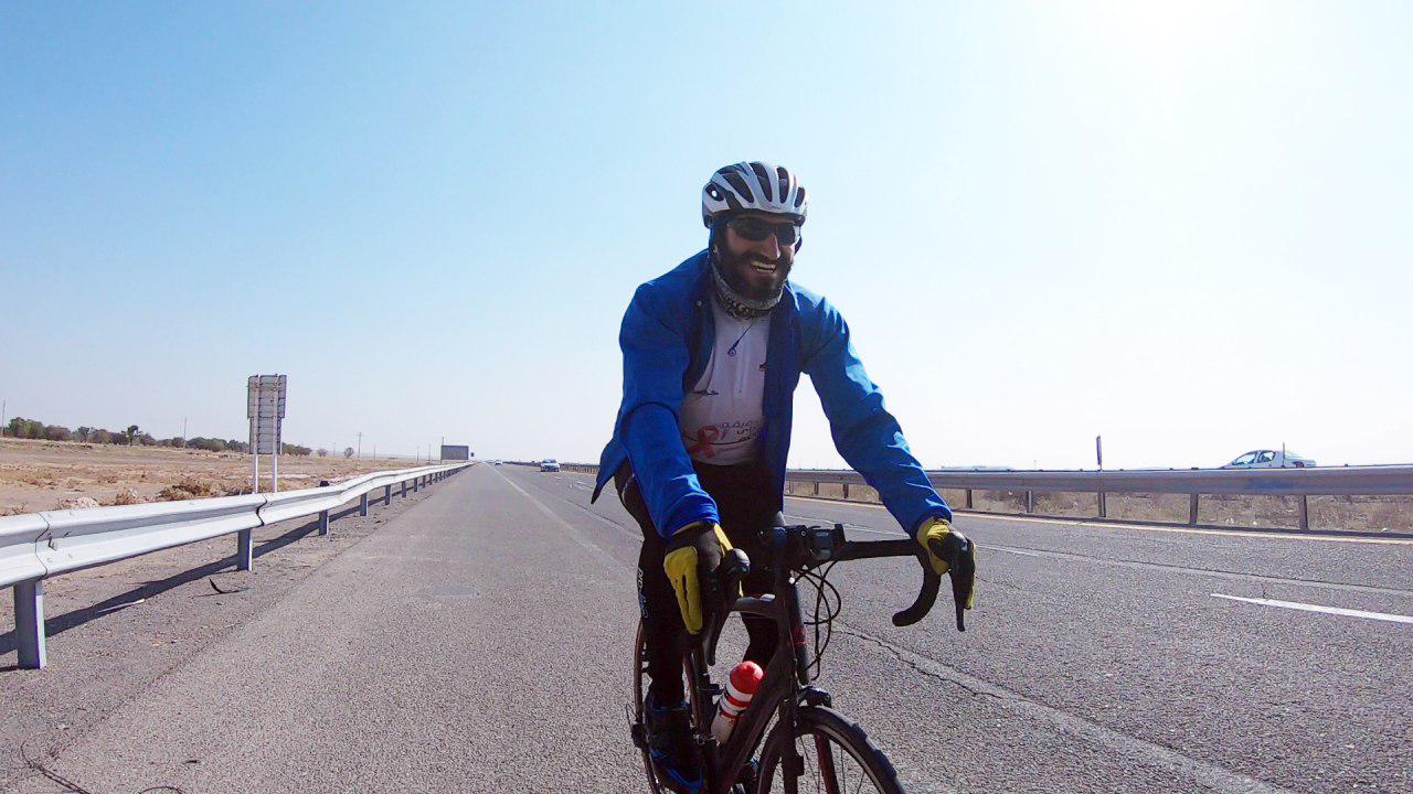 رکاب زنی 307 کیلومتری برای روبان صورتی  رکاب زنی 307 کیلومتری برای روبان صورتی