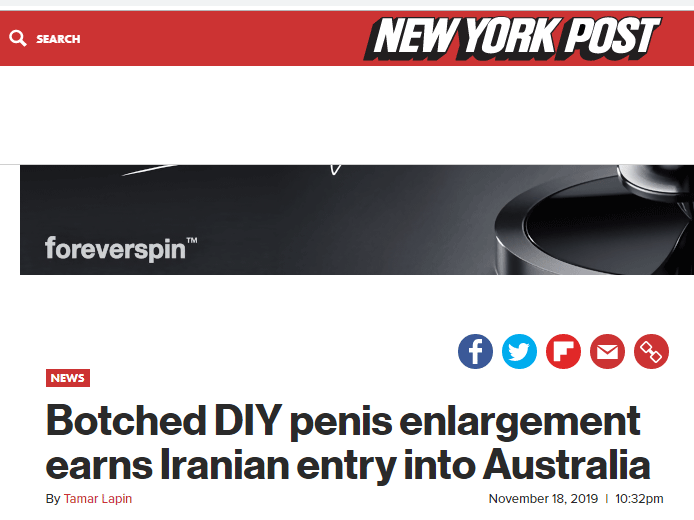 پناهندگی یک ایرانی به استرالیا به دلیل درمان پناهندگی یک ایرانی به استرالیا به دلیل درمان