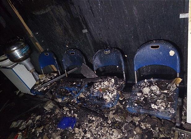 حریق دفتر پیشخوان دولت در جنوب تهران (+عکس) حریق دفتر پیشخوان دولت در جنوب تهران (+عکس)