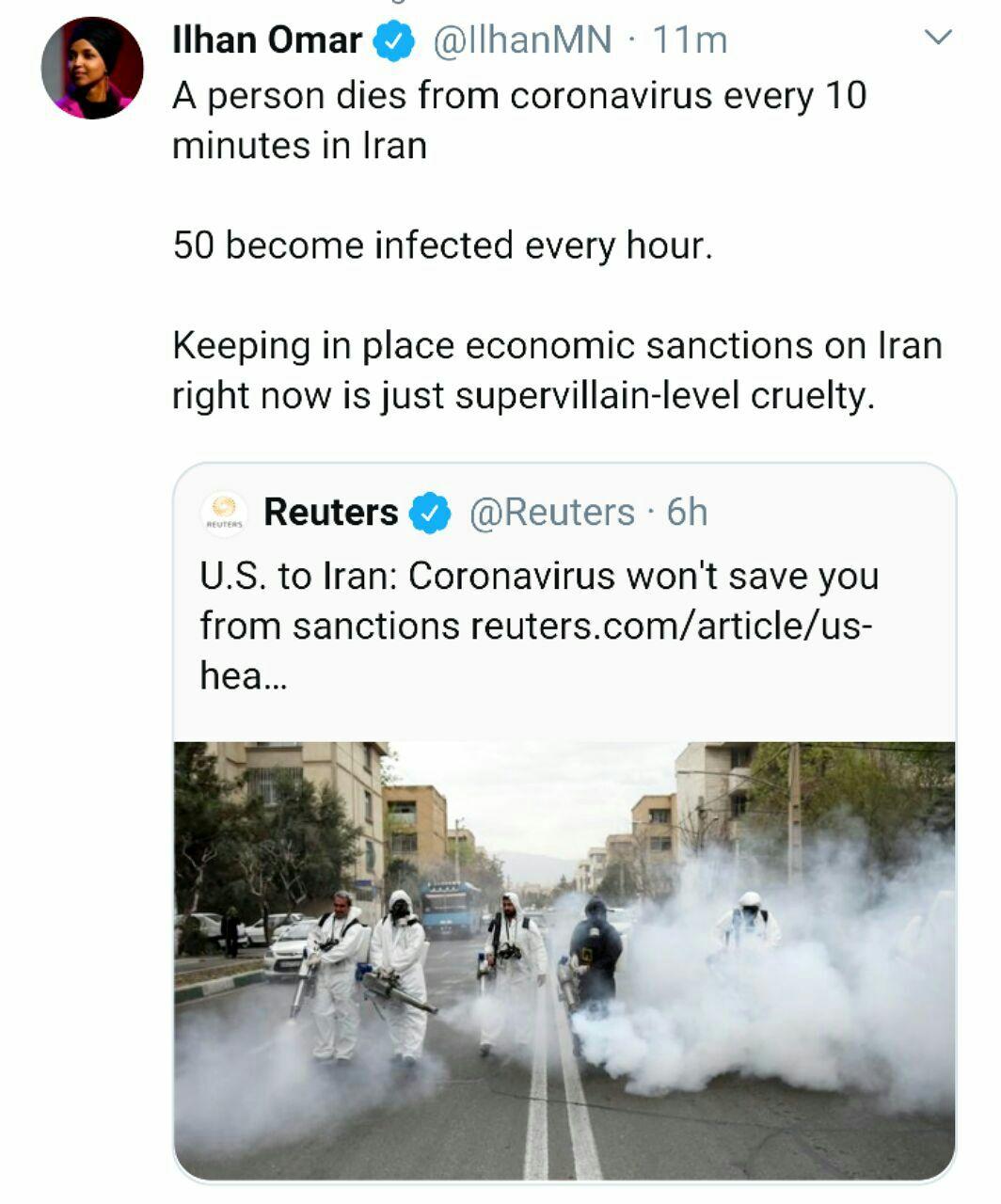 آمریکا: با وجود کرونا، دست از تحریم ایران بر نمی‌داریم