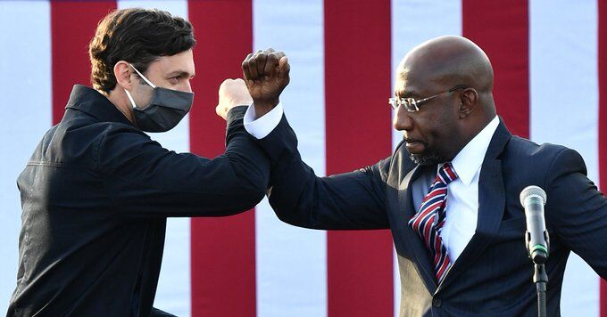 پیشتازی دموکراتهای جورجیا برای تصاحب کرسی دوم سنا دموکرات