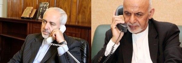 گفت‌وگوی تلفنی ظریف با اشرف غنی و عبدالله عبدالله