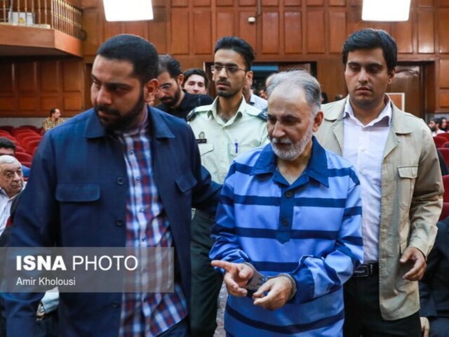 نجفی برای بار سوم محاکمه میشود نجفی در دادگاه