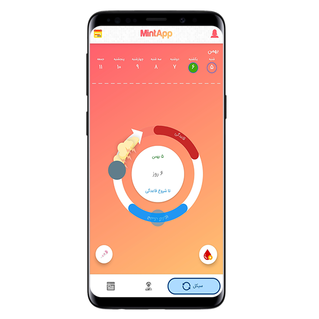 اپلیکیشن مینت، دستیار سلامتی بانوان