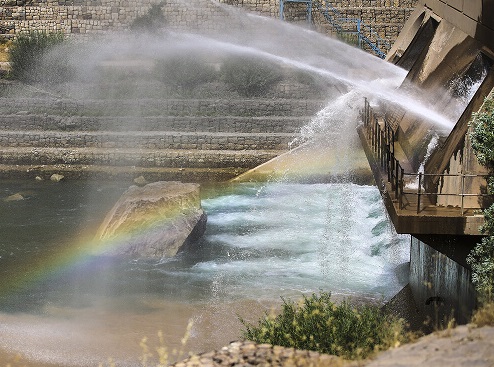 سد طالقان تهران سرریز شد سد طالقان تهران سرریز شد