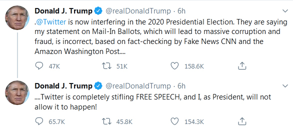 توییتر از ترامپ  توییتر از ترامپ