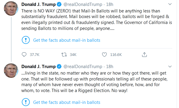 توییتر از ترامپ  توییتر از ترامپ