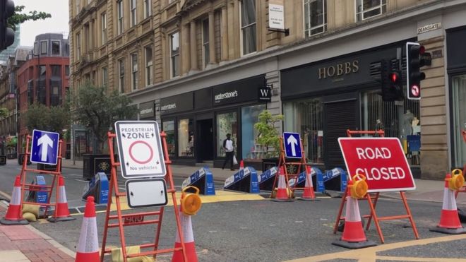 بستن برخی از خیابان های بریتانیا در دوران کرونا