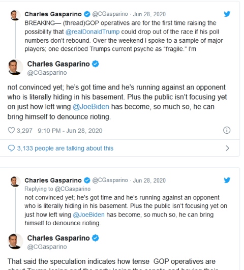 زمزمه‌های کناره‌گیری ترامپ از انتخابات در بین جمهوریخواهان